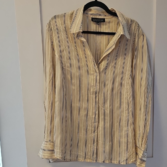Jones New York Striped Button-Up Shirt Size 20W - Picture 3 of 7